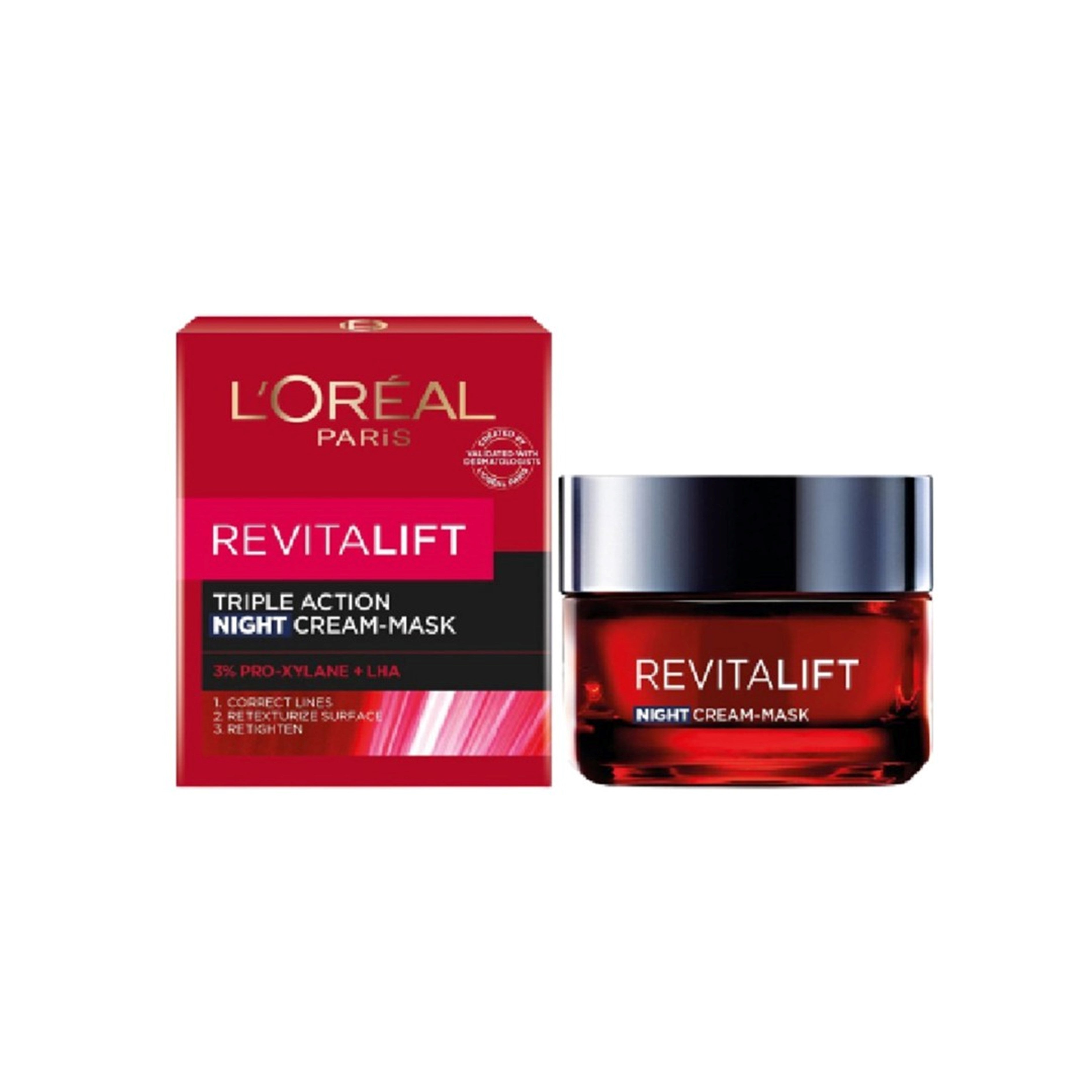 Loreal Revitalift Triple Action Cream 50ml - Night Cream